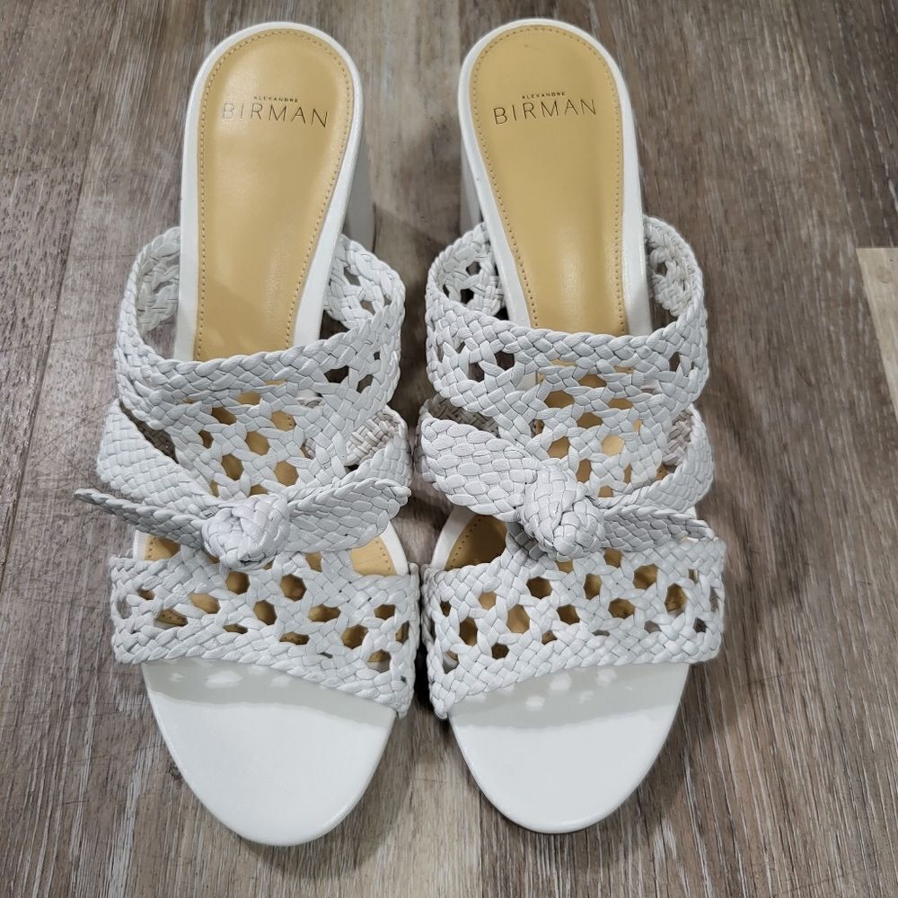 Alexandre Birman Clarita Braided Mule‎ 9 Nwot - Picture 2 of 9